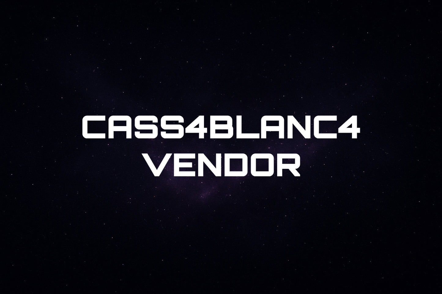 CASS4BLAN4 VENDOR
