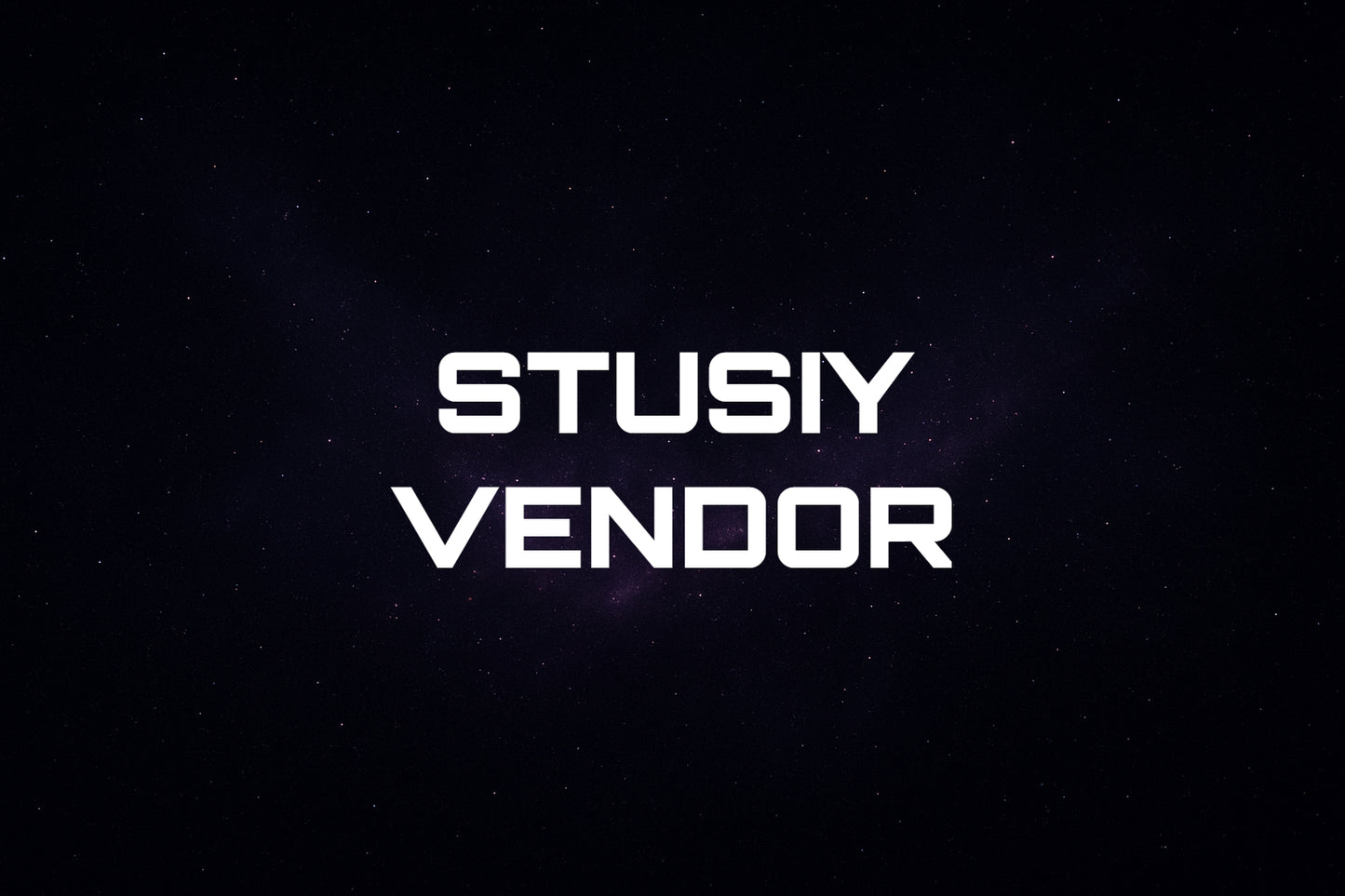 STUSIY VENDOR