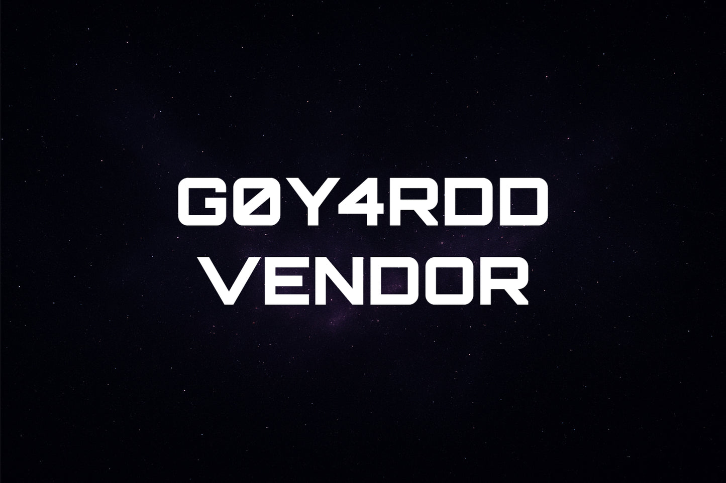 G0Y4ARDD VENDOR