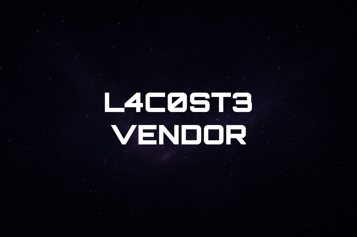 L4COST3 VENDOR