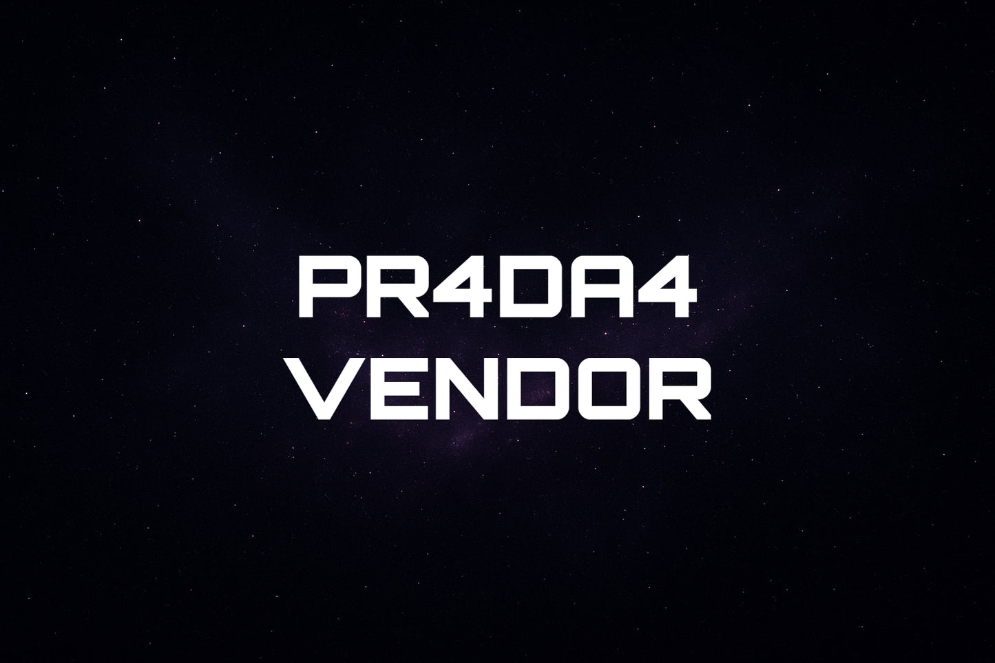 PR4D4 VENDOR