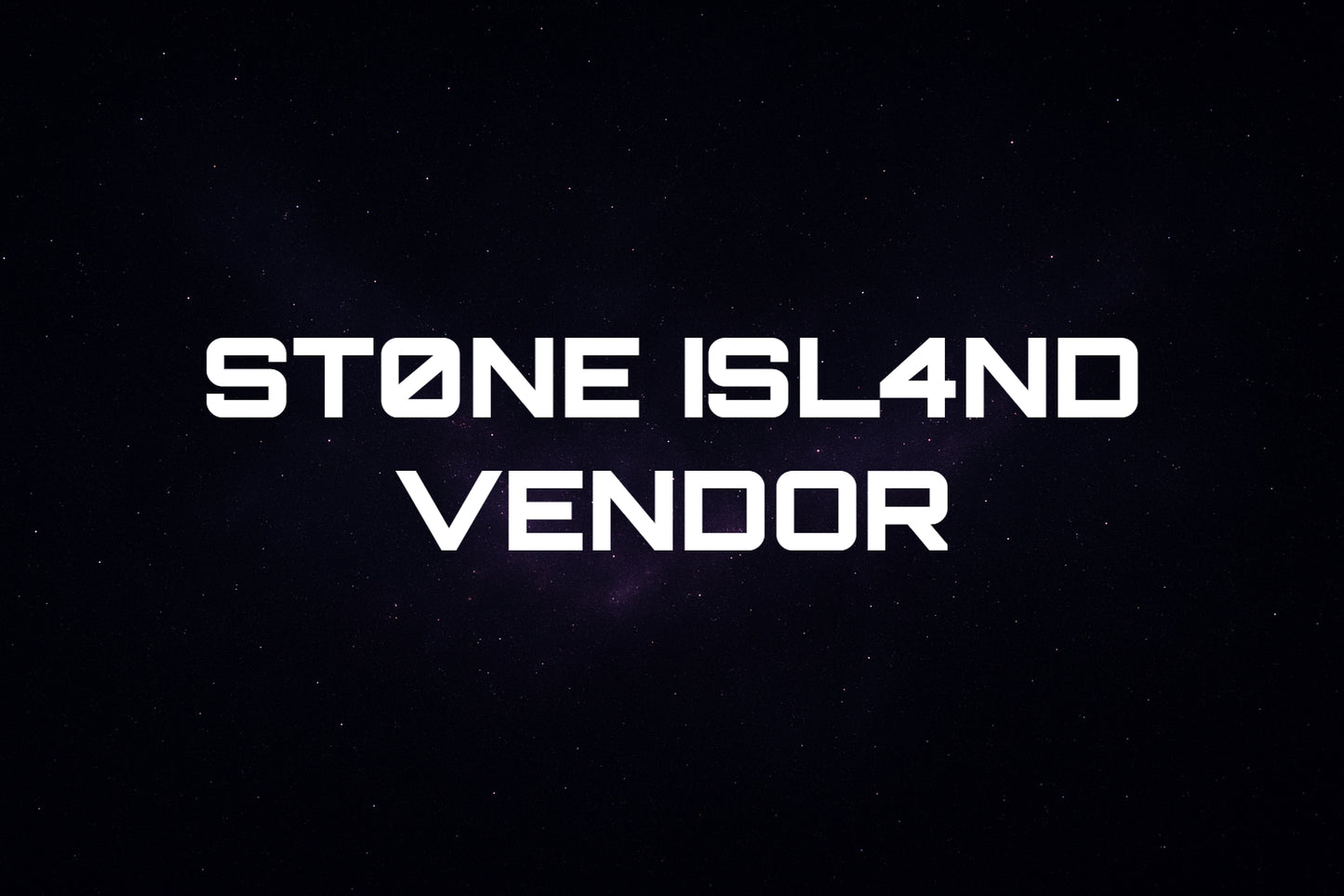ST0N3 ISL4ND VENDOR