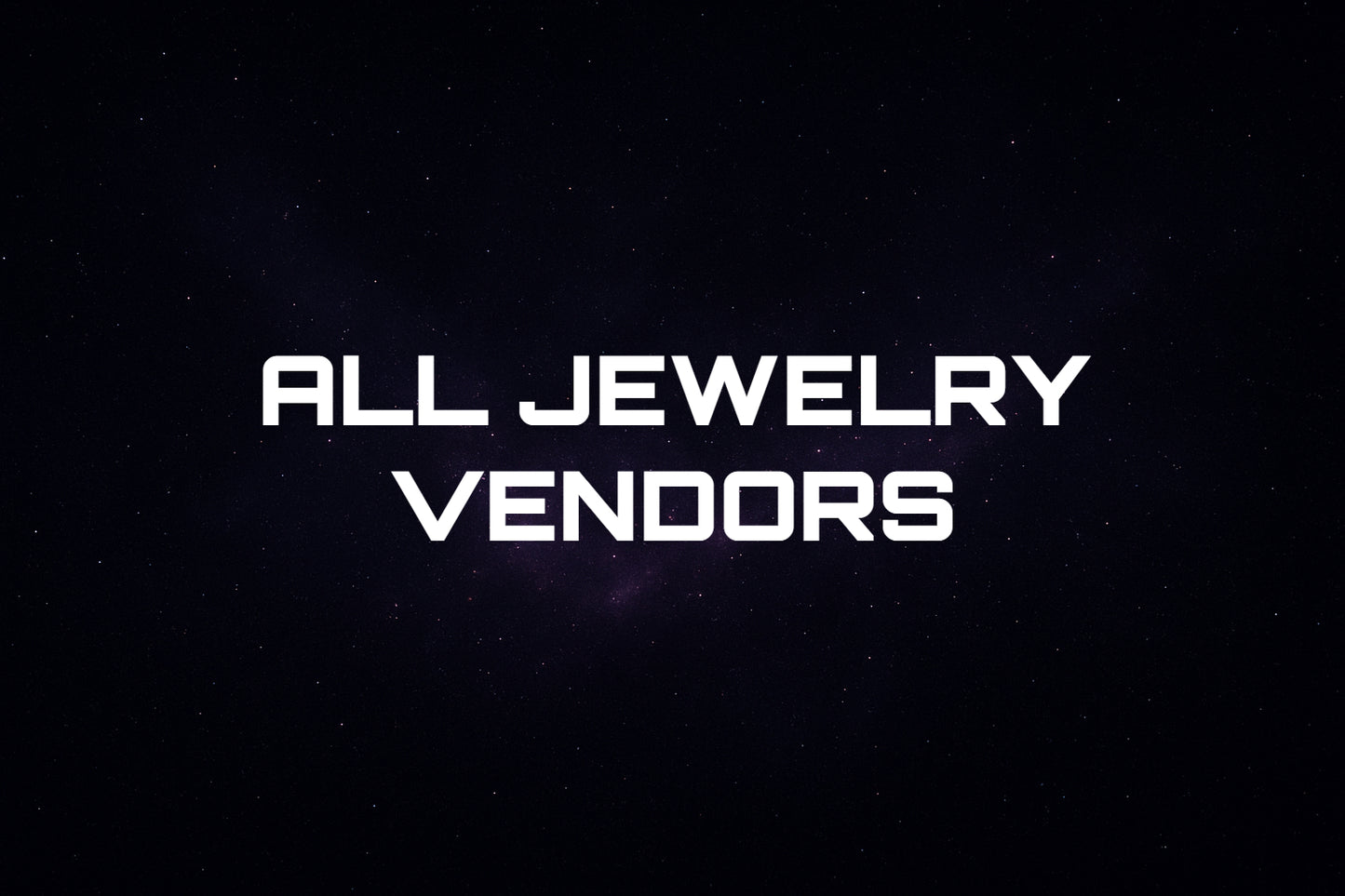 ALL JEWELRY VENDORS