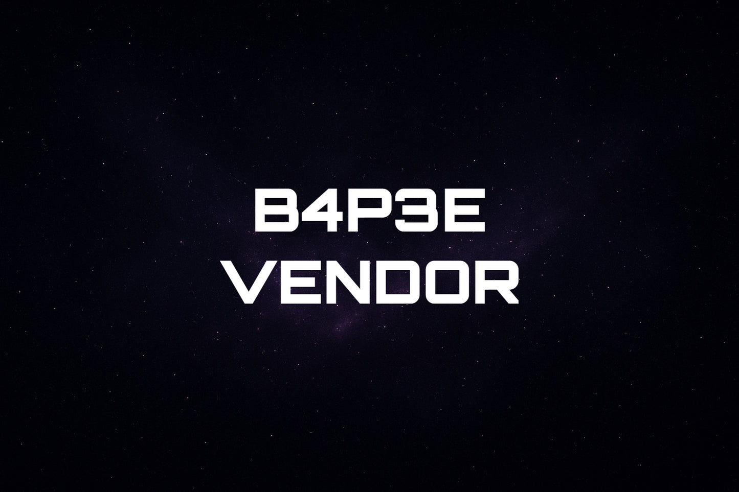 B4P3E VENDOR