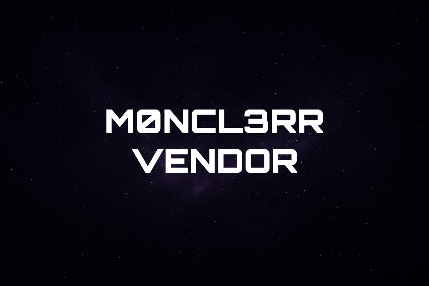 M0NCL3RR VENDOR